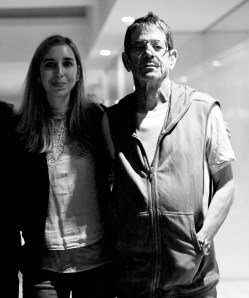 Diana Zaforteza junto a Lou Reed